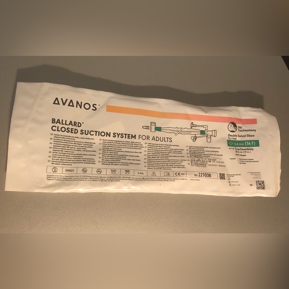10 Avanos Ballard Closed Suction System Adult 14 F New / Sealed - Picture 1 of 3